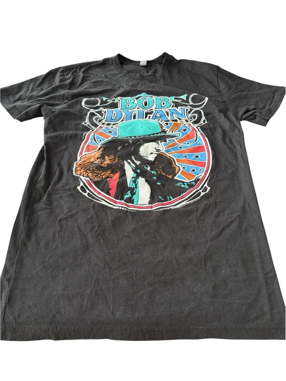 Bob Dylan Short Sleeve Tee Shirt Next Level Tag Size S